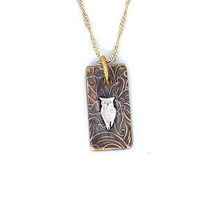 Owl Nouveau Necklace