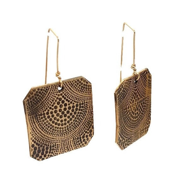 Art Deco Fanfare Earrings #94A