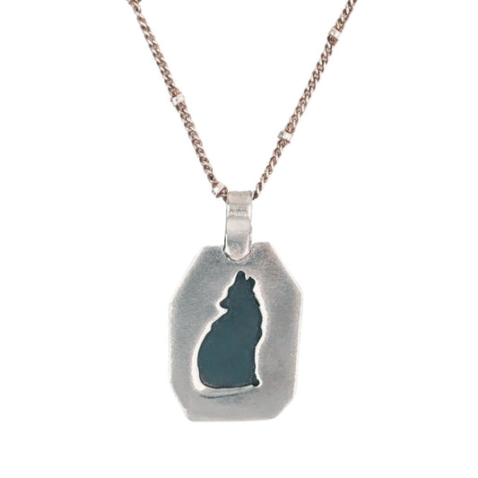 Coyote Silhouette Necklace #257