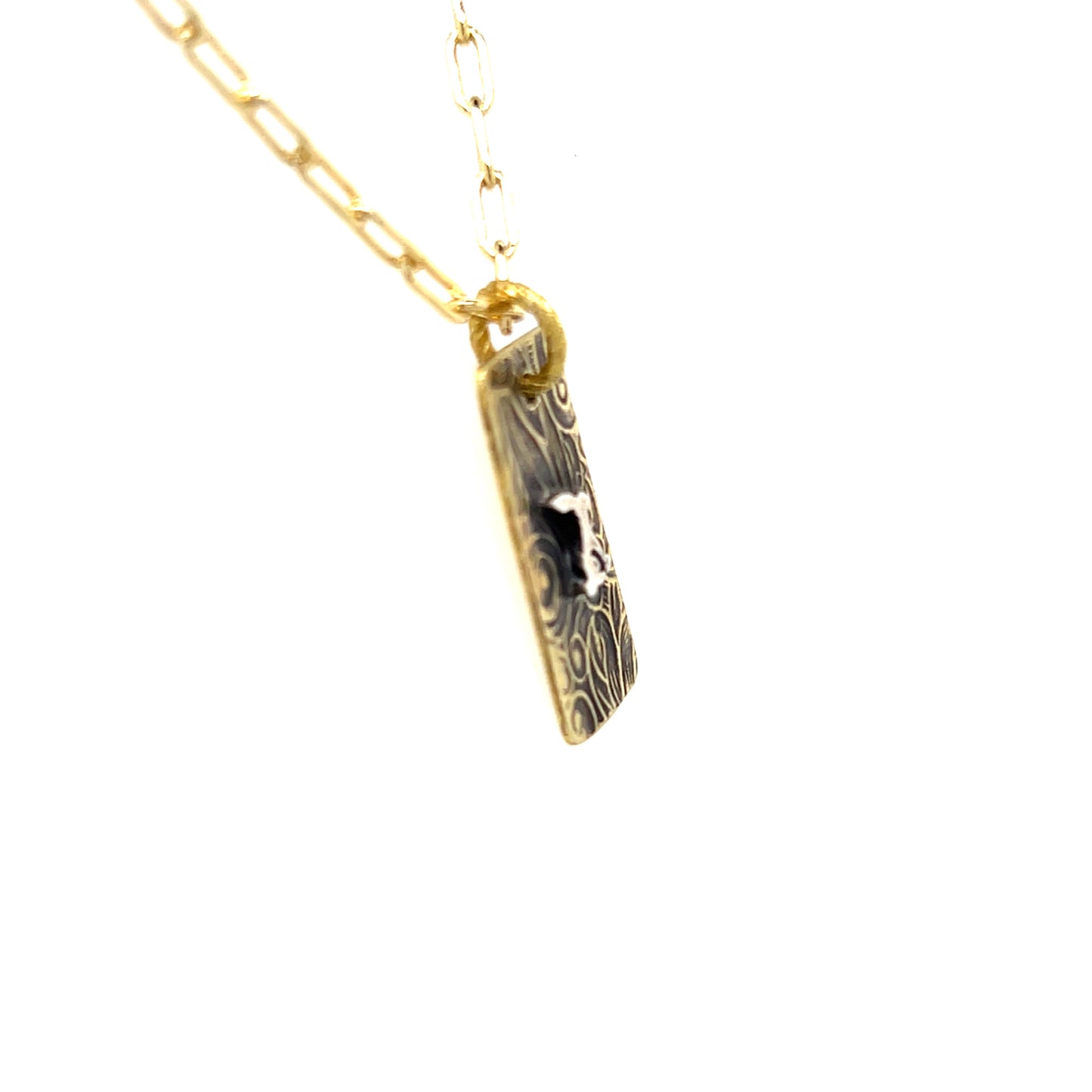 Nuvo Frame Necklace with Jackrabbit #8b