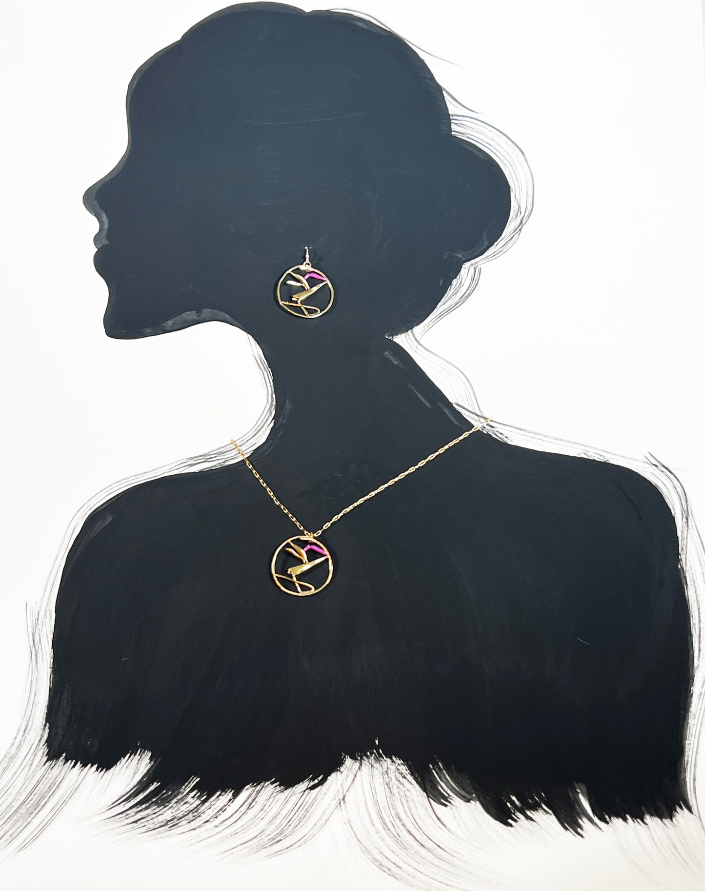 Bird of Paradise Necklace #241