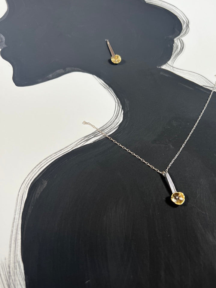 Poppy Drop Earrings Long Large #142