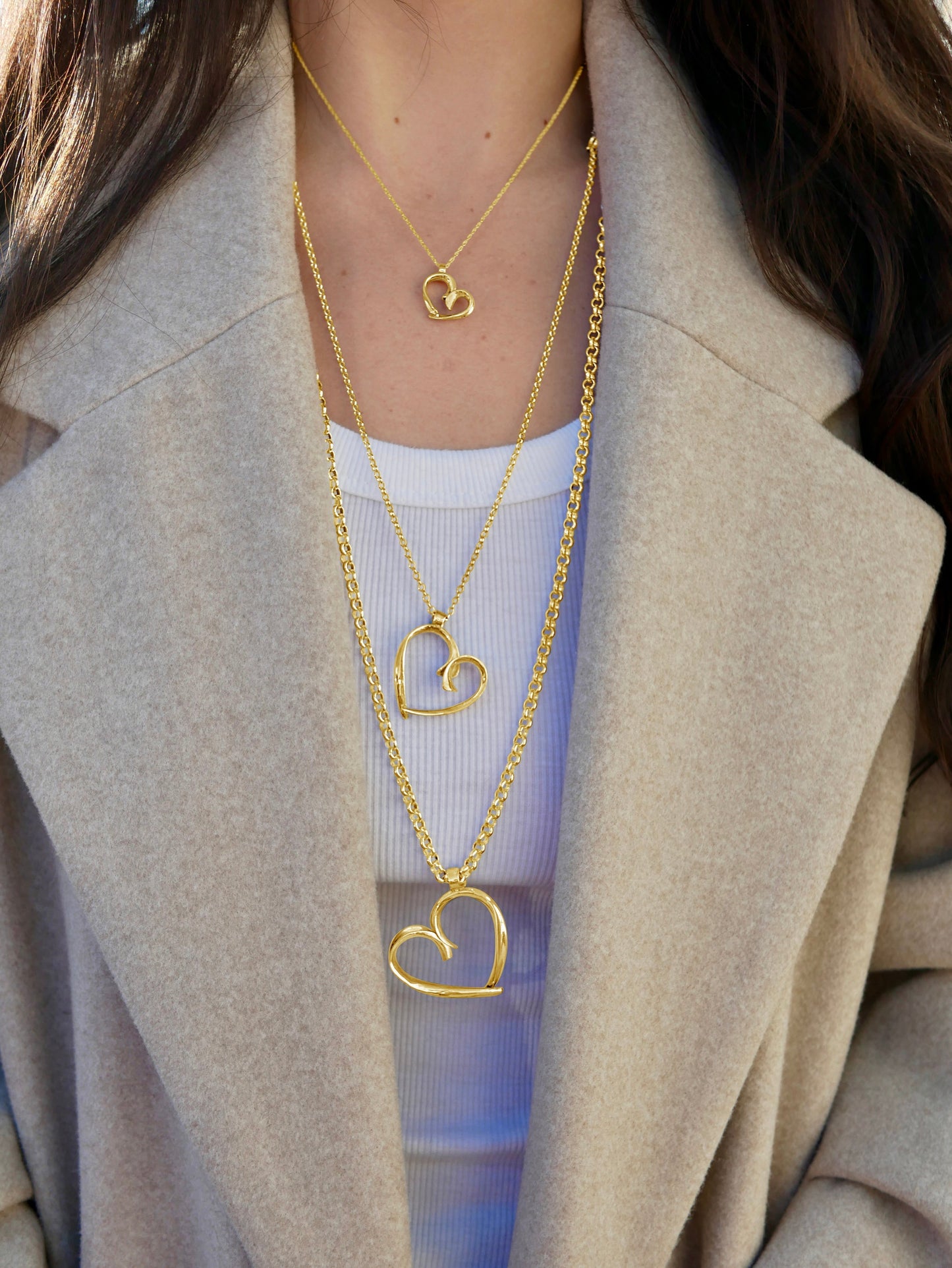 Large Heart Necklace #190