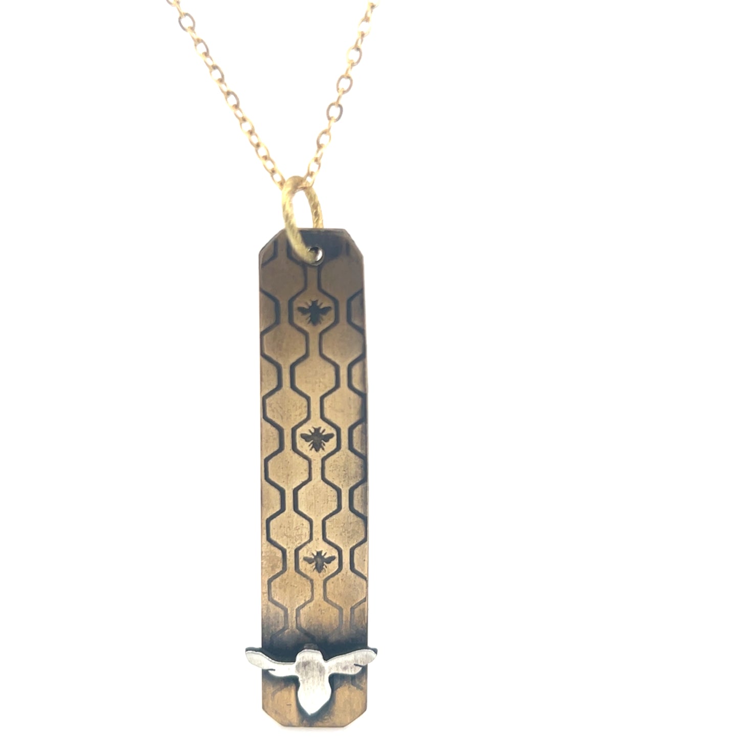 Queen Bee Long Necklace with Bee #109A