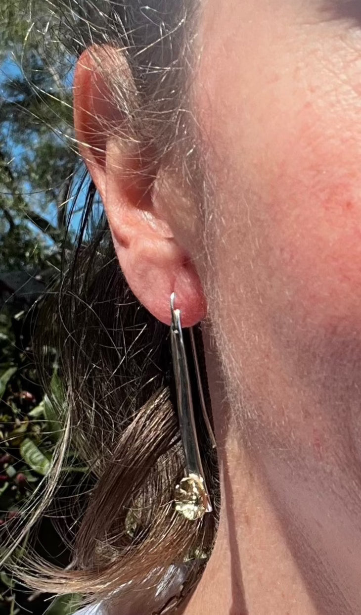 Poppy Drop Earrings Long Small #143