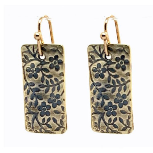 Azalea Pattern Earrings #8a
