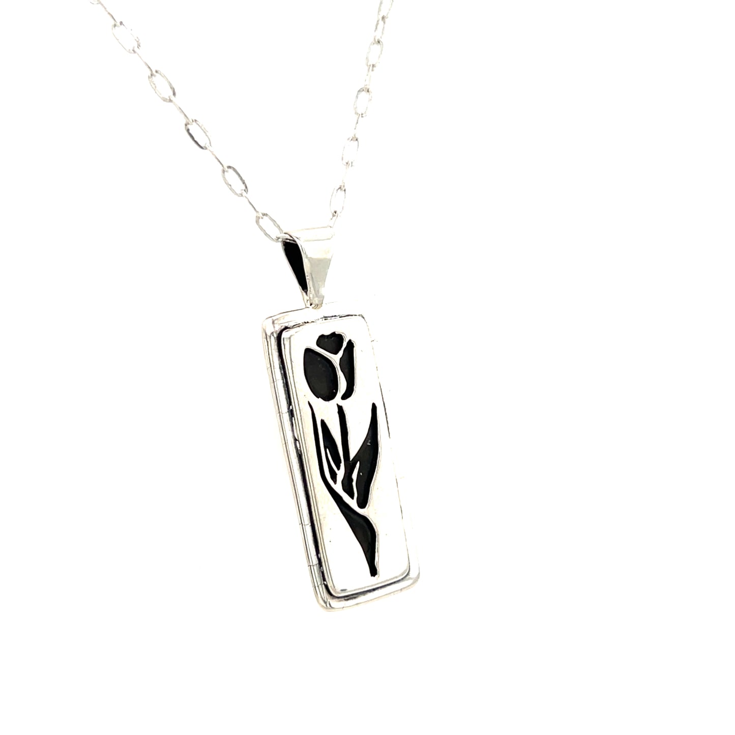 Tulip Silhouette Necklace