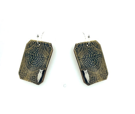 Deco Fanfare with Owl Earrings #95
