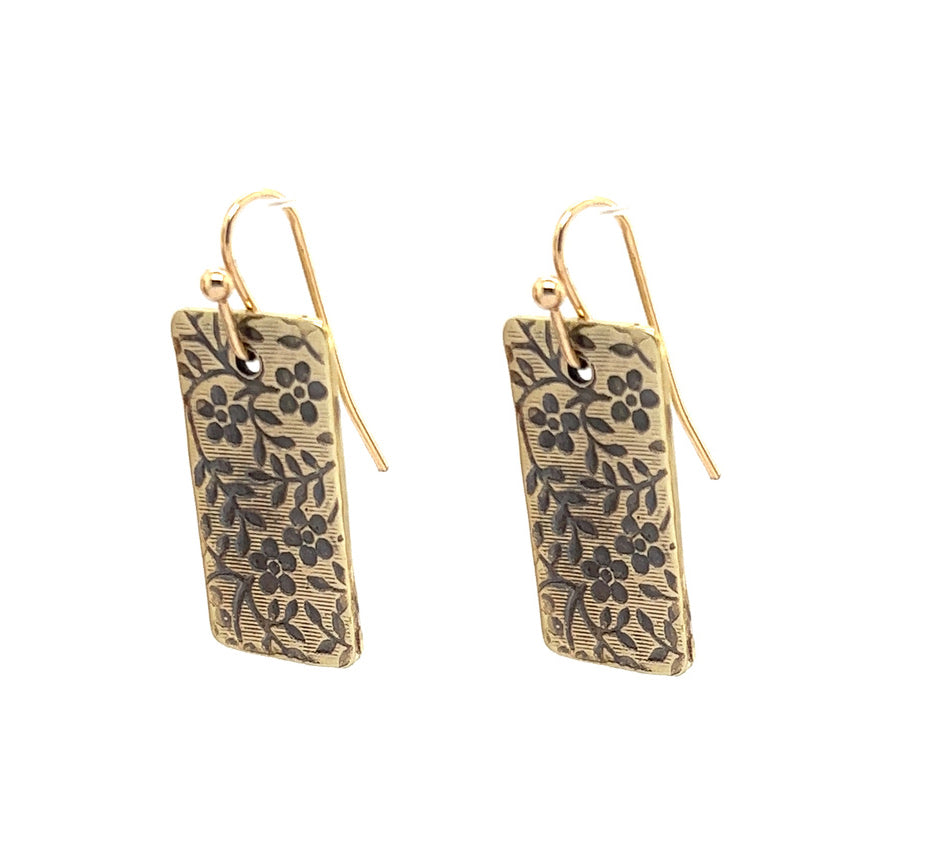 Azalea Pattern Earrings #8a