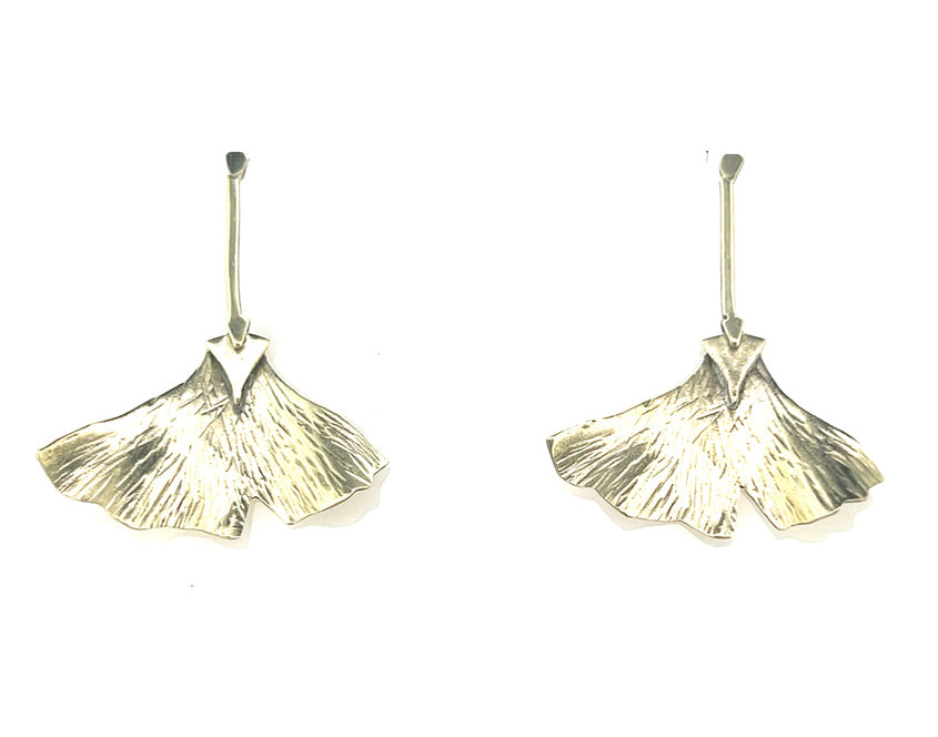 Ginkgo Deco Drops Small Earrings