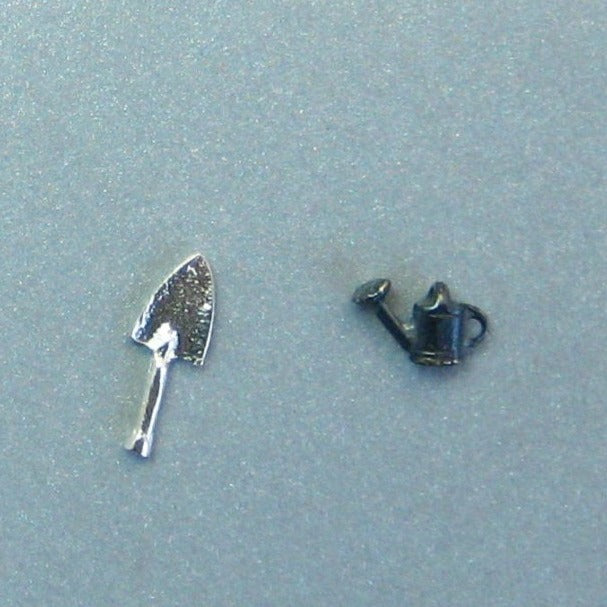 Cultivate! Watering Can & Spade Stud Earrings #302