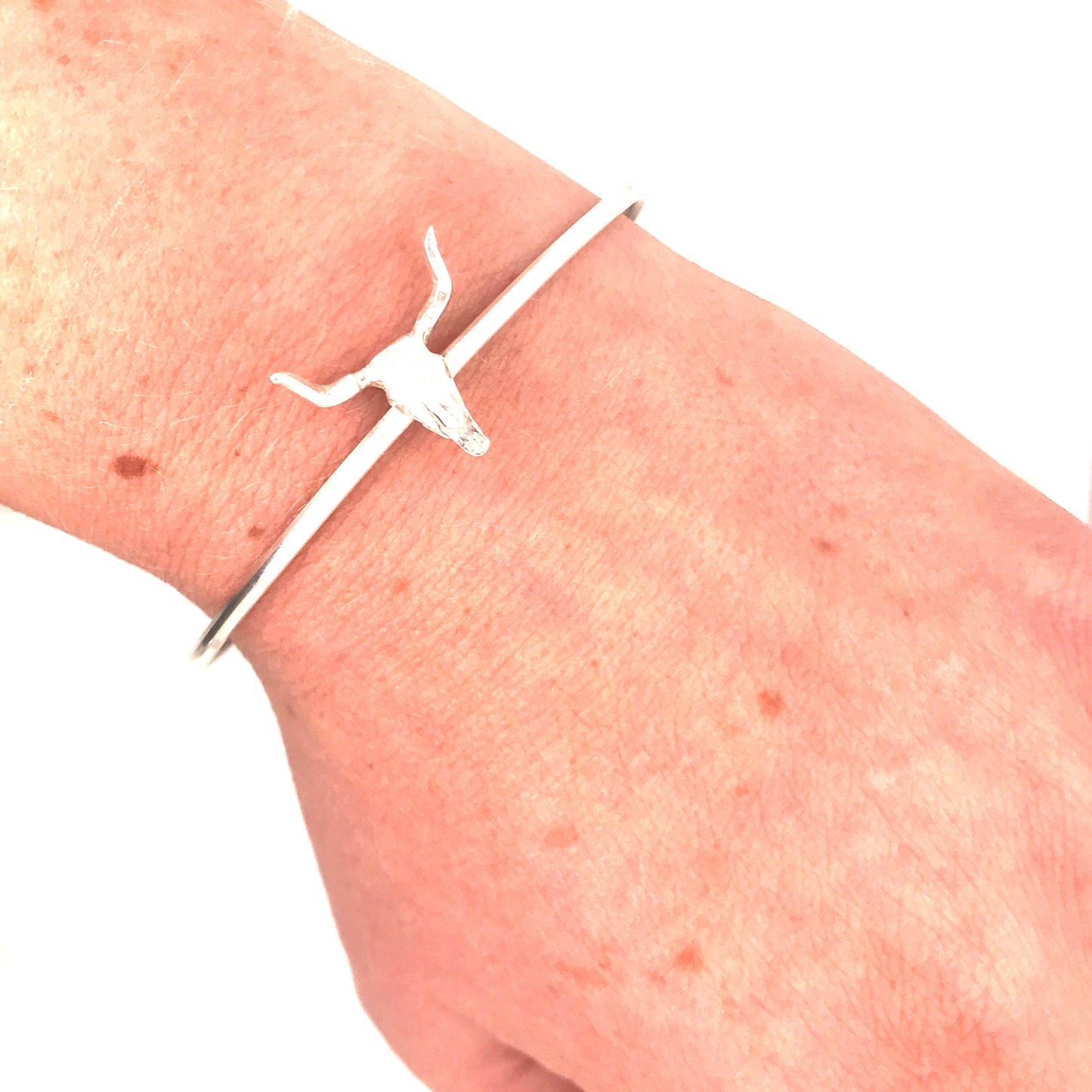 Texas Longhorn Skull Bracelet #264
