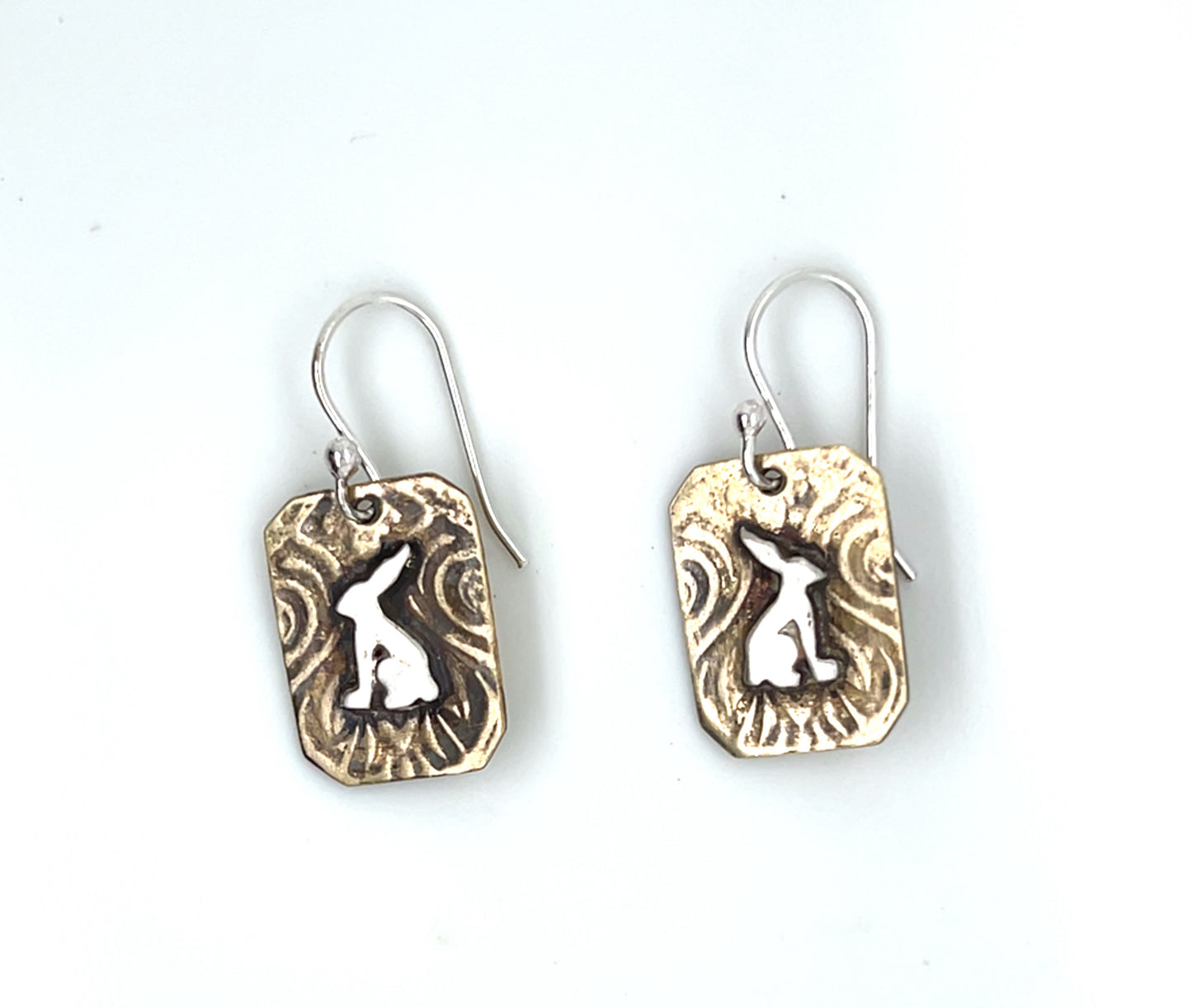 Nouveau Nectar with Large Jackrabbit Earrings #6C