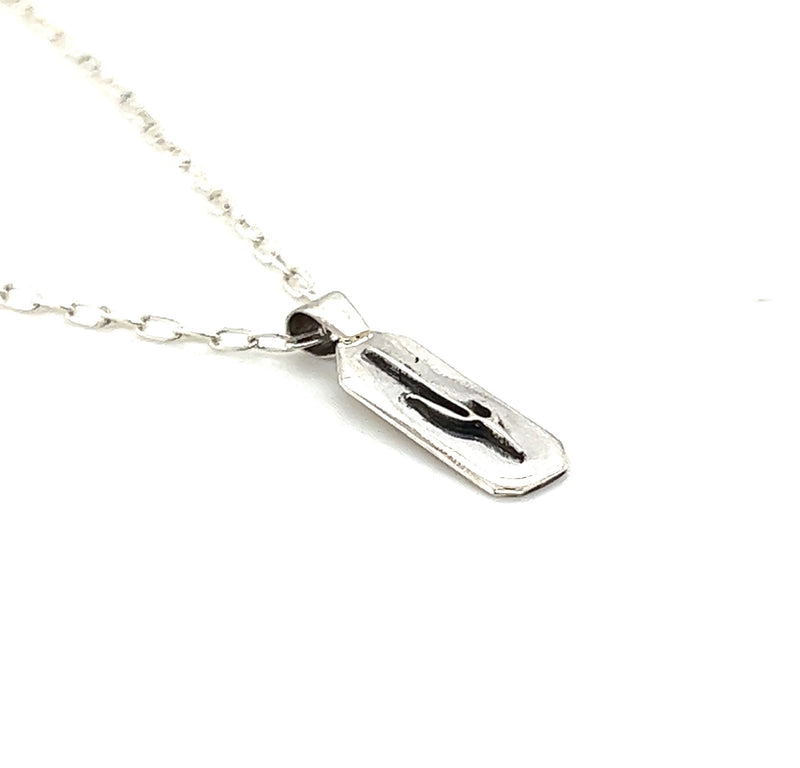 Saguaro Shadow Necklace #14B