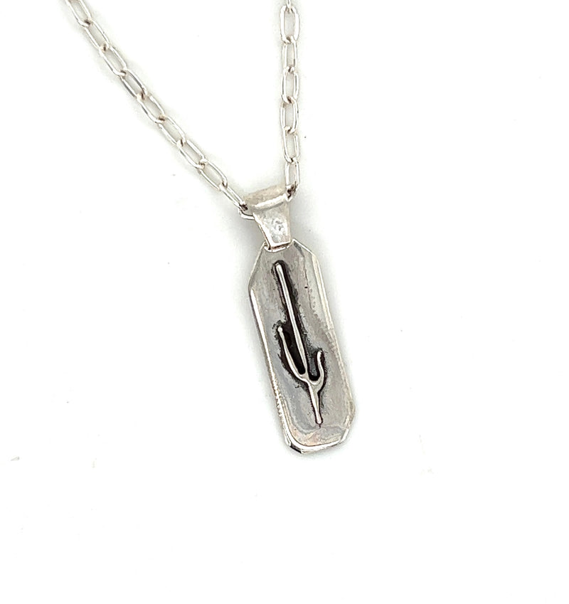 Saguaro Shadow Necklace #14B