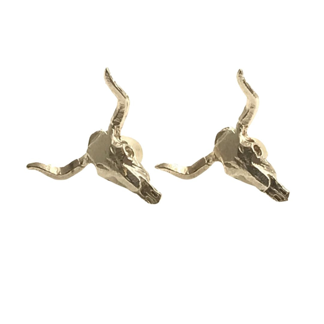 Longhorn Skull Studs #41A