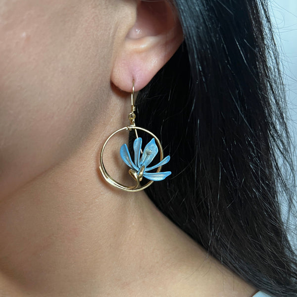 Lavish Lotus Earrings #120