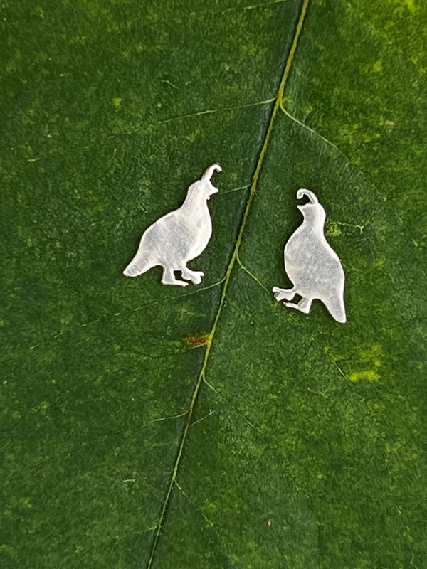 Little Creatures Studs Peafowl Earrings #136