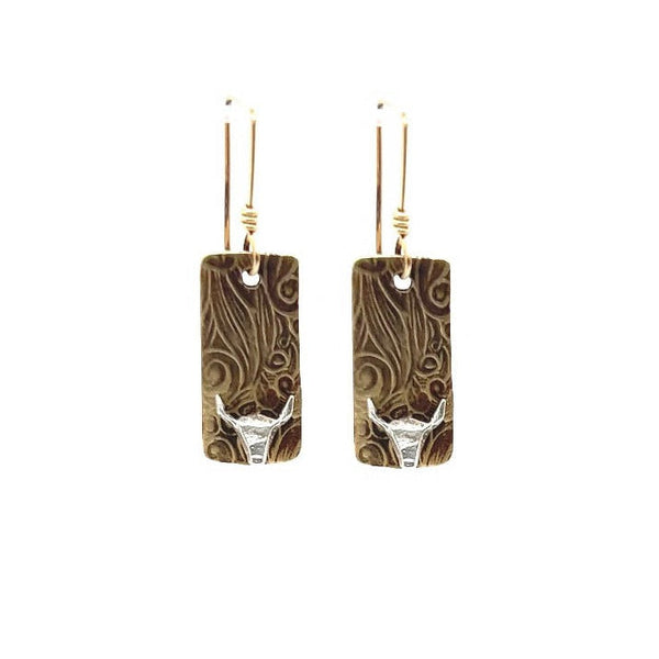 Longhorn Garden Earrings #265