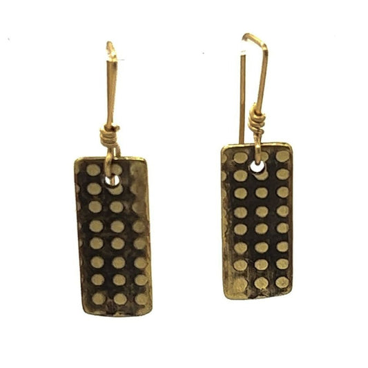 Polka Dot Earrings #5A