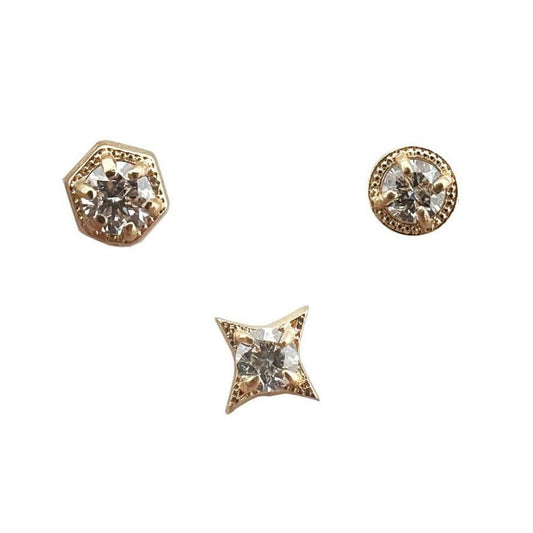 Studs Diamonds Pear #247