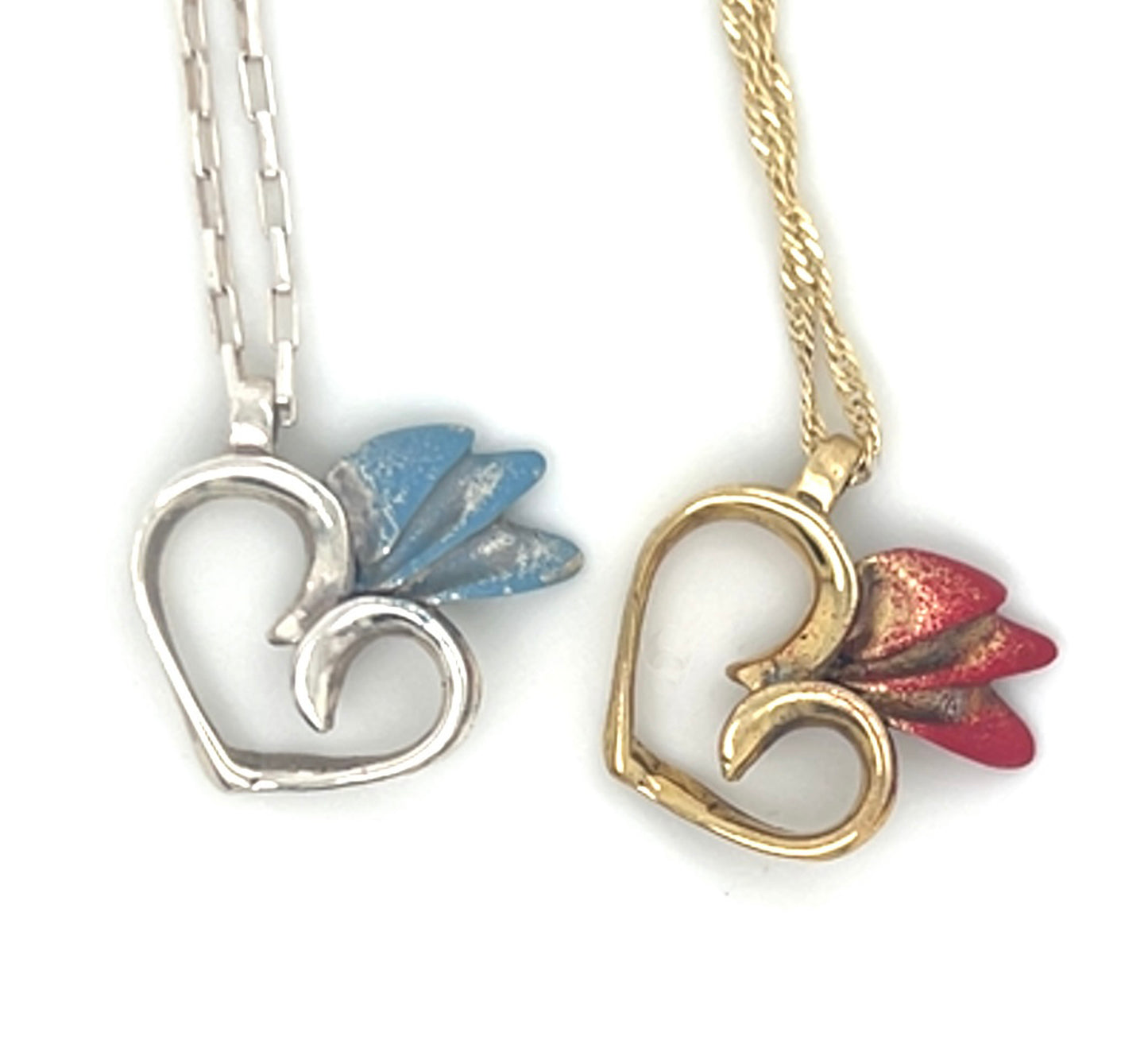 Flaming Heart Necklace #84