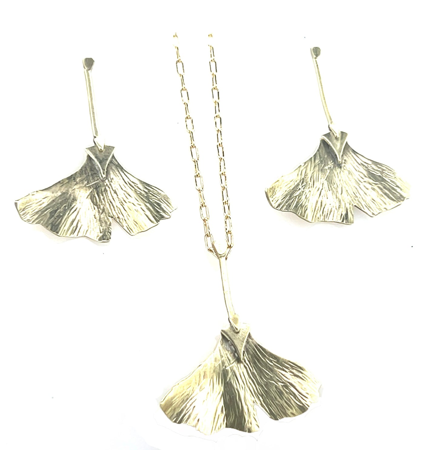 Ginkgo Deco Drops Small Necklace