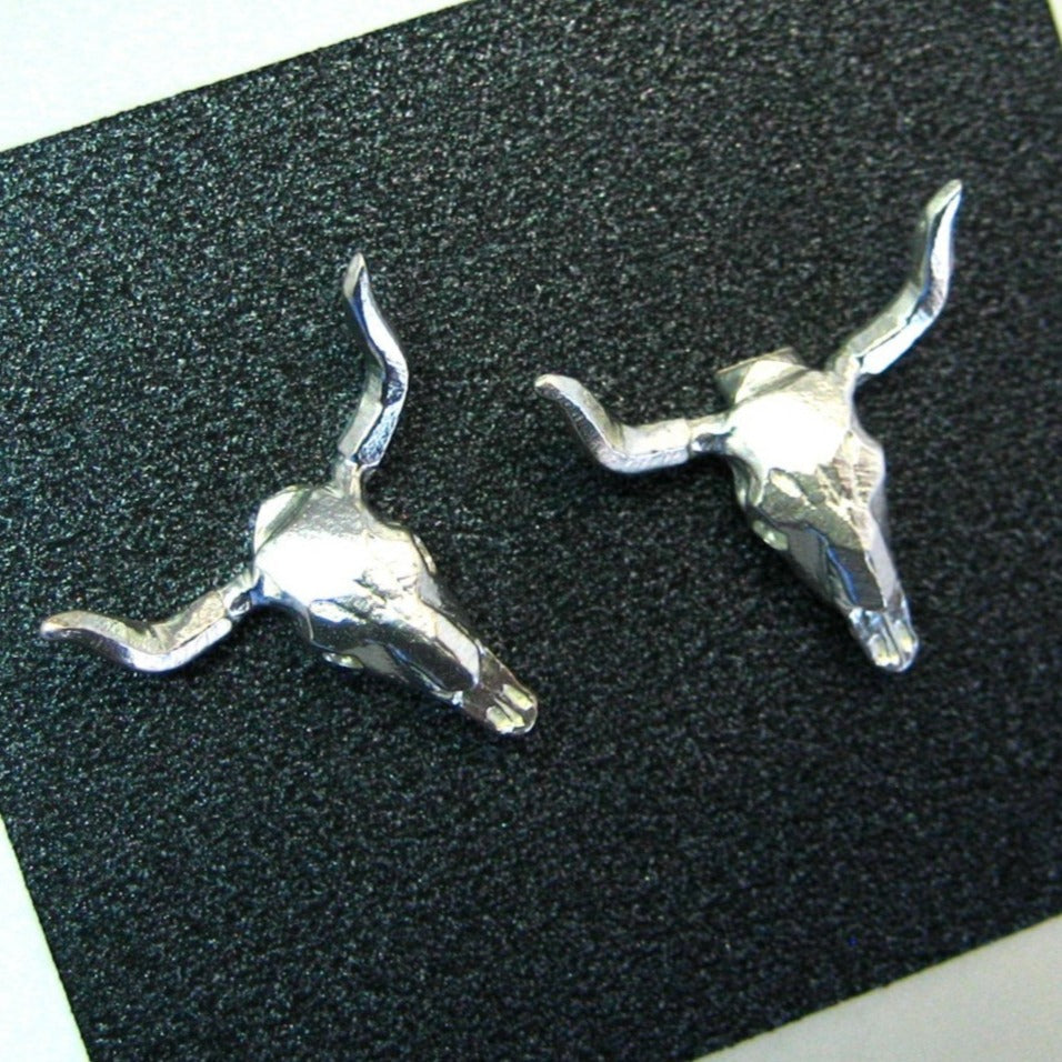 Longhorn Skull Studs #41A