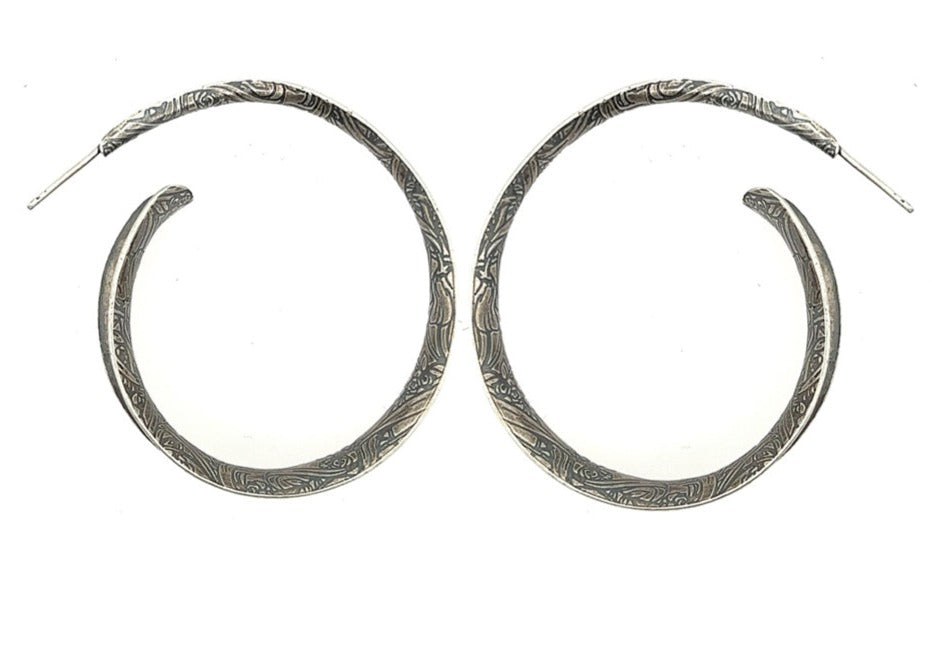 Symmetry Spiral Hoops Large #156