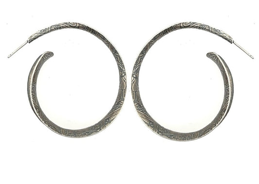 Symmetry Spiral Hoops Large #156