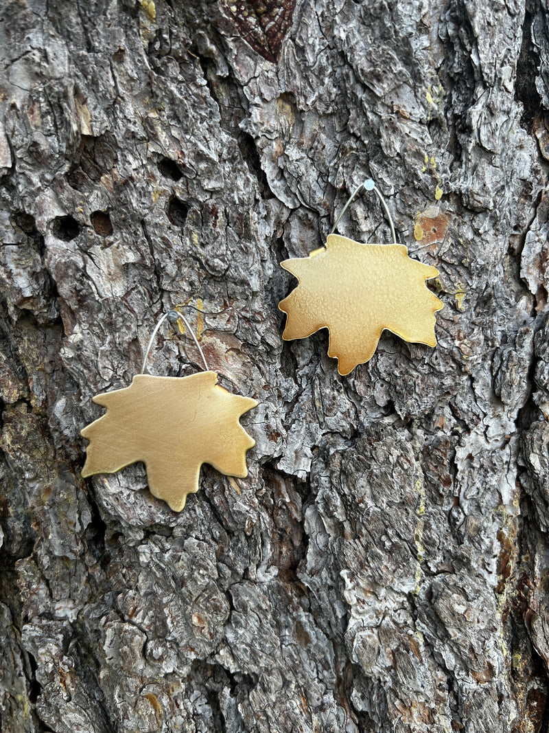 Maple Leaf Earrings #311