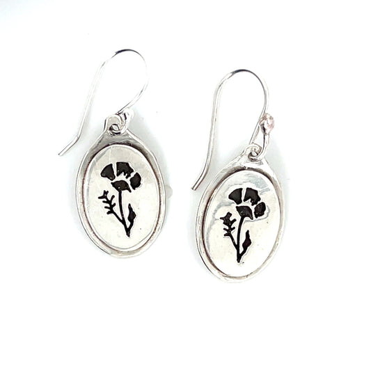 Poppy Silhouette Earrings #154