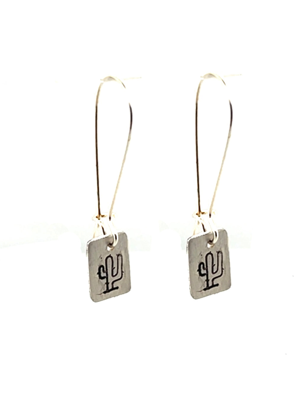 Saguaro Stamp Charm Earrings #46