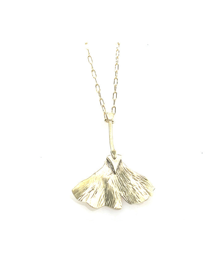 Ginkgo Deco Drops Small Necklace