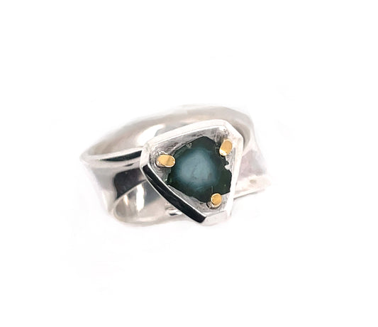 Tourmaline Slice Ring