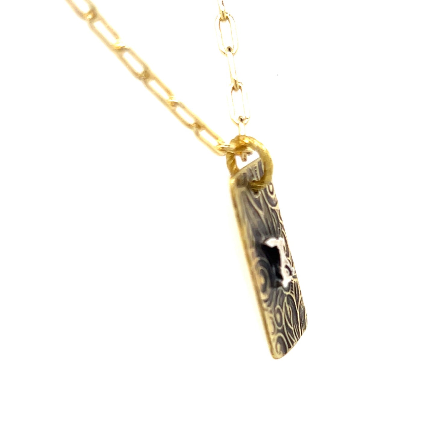 Art Nouveau Necklace with Jackrabbit #6B